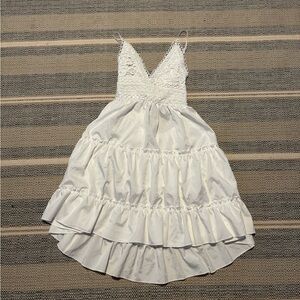 White lace sundress